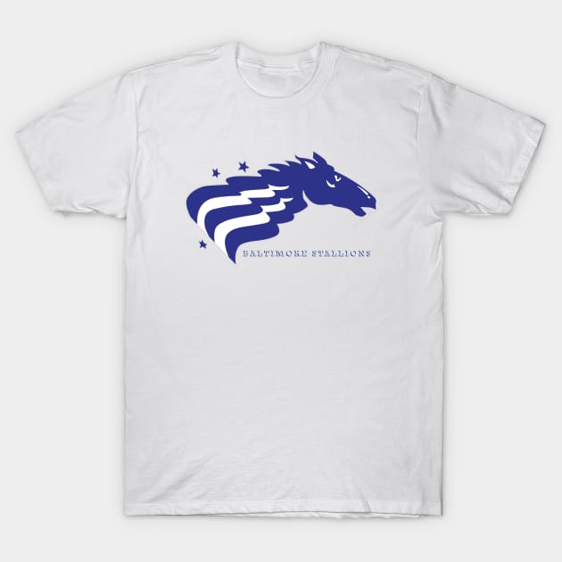 Defunct Balitmore Stallions CFL Football 1994 T-Shirt by LocalZonly